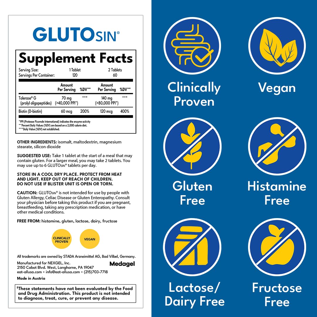 GLUTOsin Gluten Neutralizing Enzyme