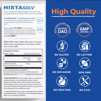 HISTAsolv Extra Strength DAO Enzyme